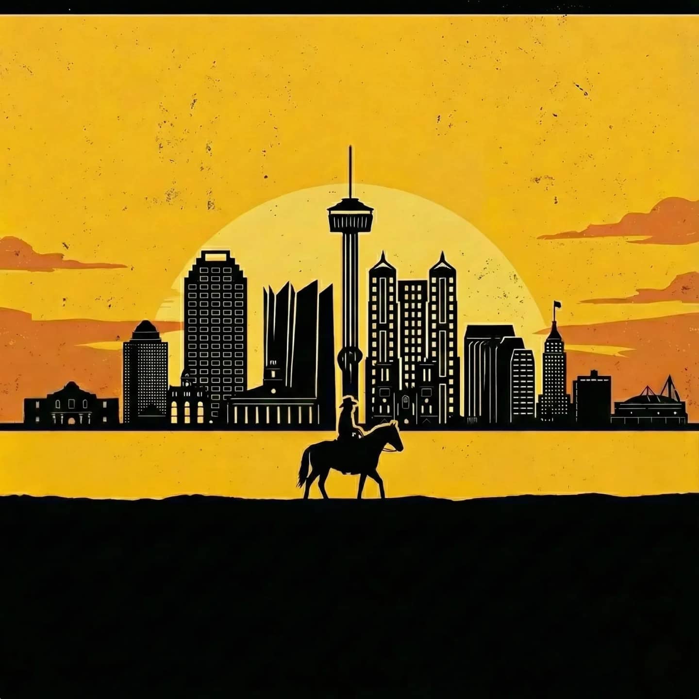 San Antonio Texas skyline - Wrangler Air Conditioning serves the greater San Antonio metro area